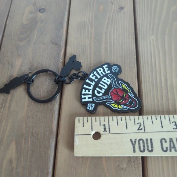 Stranger Things Hellfire Club Keychain - Picture 3 of 3